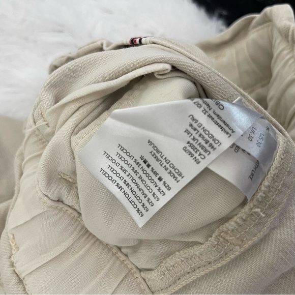 Pilcro x Anthropologie The Paper Bag Boyfriend Jeans In Light Tan Size 30 - Picture 7 of 10